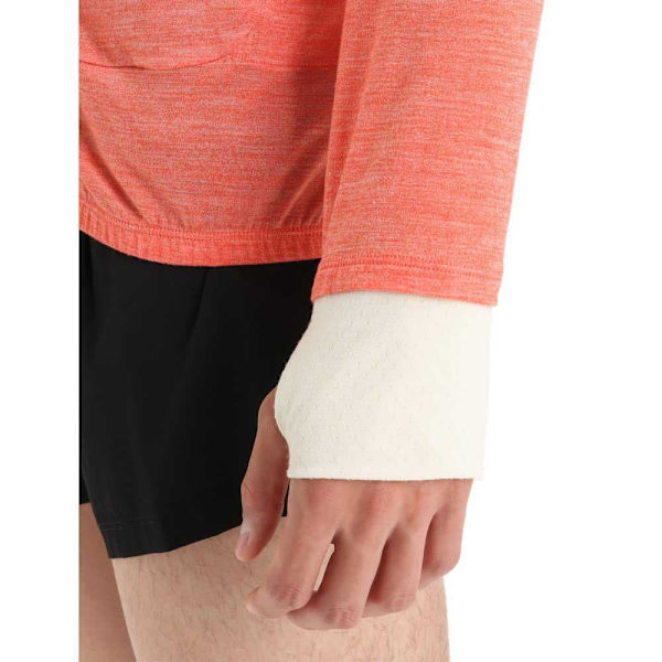 Icebreaker Zone Knit Zip Tröja Orange L Man