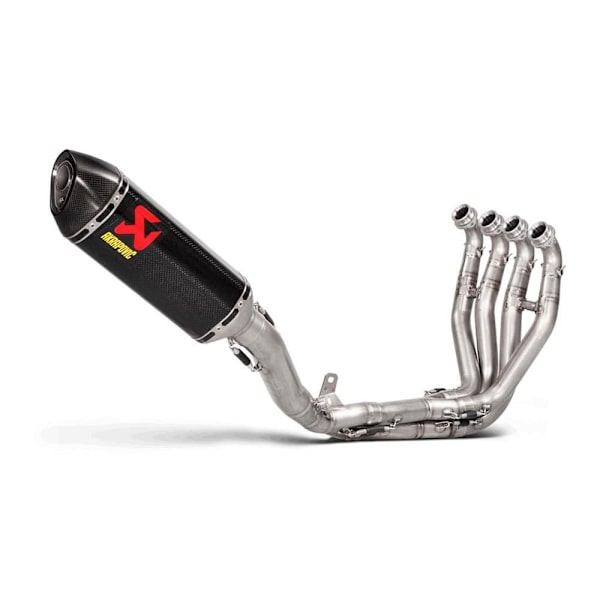 Akrapovic Full Line -järjestelmä Racing Steel&carbon Zx-10r 16-18 Ref:s-k10r9-zc Hopeinen