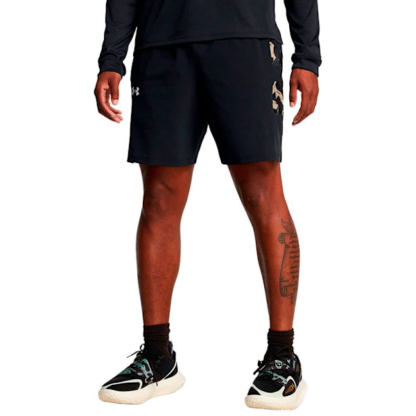 Under Armour Baselinche Woven Shorts Sort XL Mand