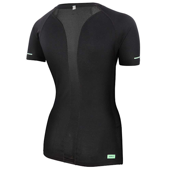 Zone3 Kortærmet T-shirt Active Technical Lite Sort XL Kvinde