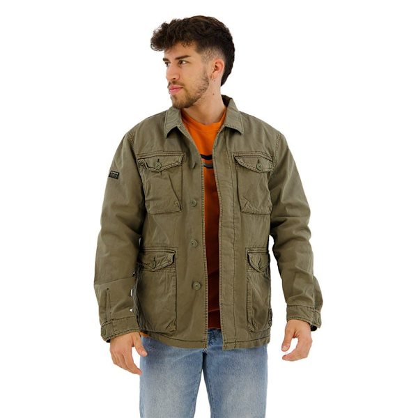 Superdry Military M65 Jakke Grøn XL Mand