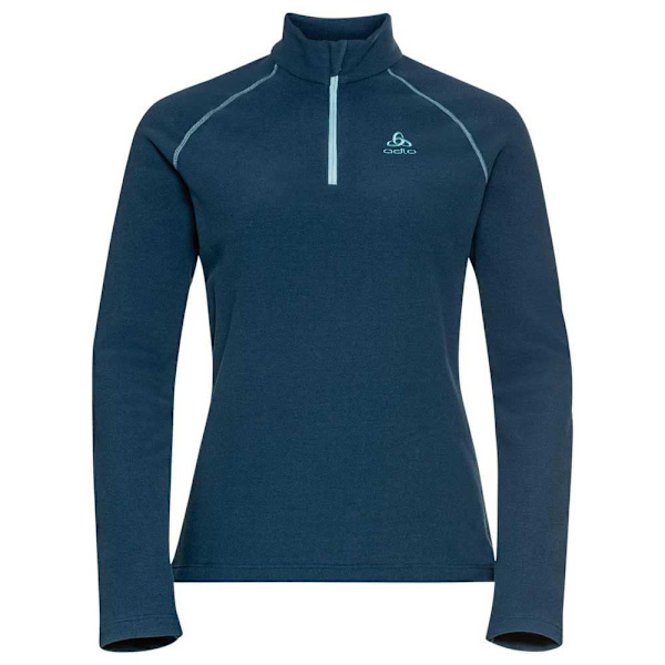 Odlo Halv Lynlås Fleece Rigi Blå XS Kvinde