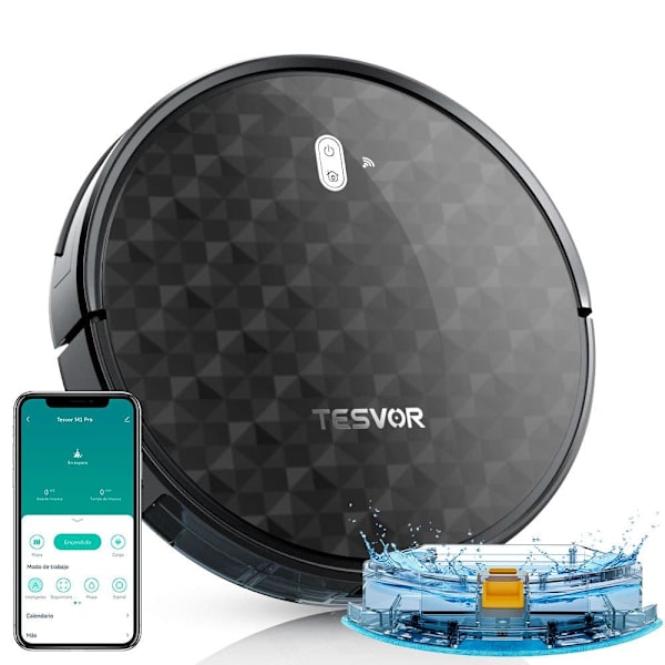Tesvor Støvsuger Robot M1 Pro Søvfarvet One Size / EU Plug