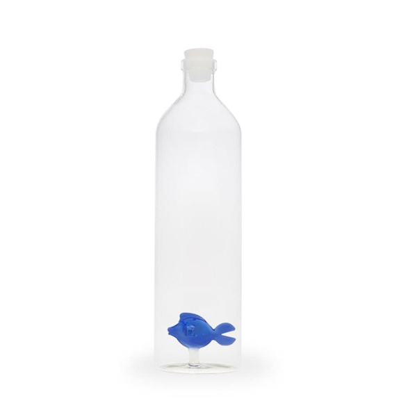 Balvi Blå Fisk Atlantis 1.2l Flaske Transparent