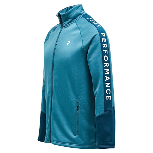 Peak Performance Rider Fleecejacka Med Dragkedja Blå S Man