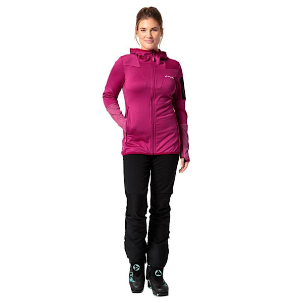 Vaude Monviso Ii Fleecejakke Med Fuld Lynlås Rosa 36 Kvinde