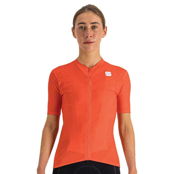 Sportful Kortärmad Tröja Flare Orange XS Kvinna