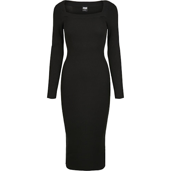 Urban Classics Lang Kjole Knit Sort S Kvinde
