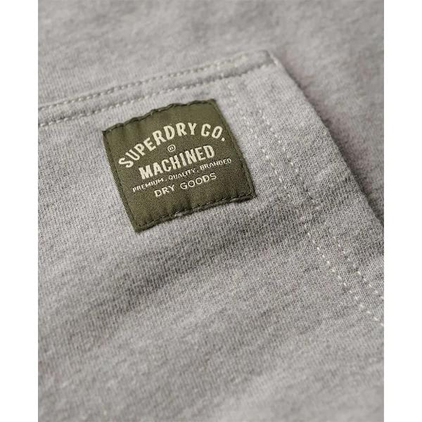 Superdry Contrast Stitch Relaxed Sweatshirt Med Lynlås Grå 2XL Mand