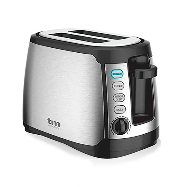 Tm Electron Kaksipaikkainen Leivänpaahdin Tmpts007 Xxl 800w Hopeinen One Size / EU Plug