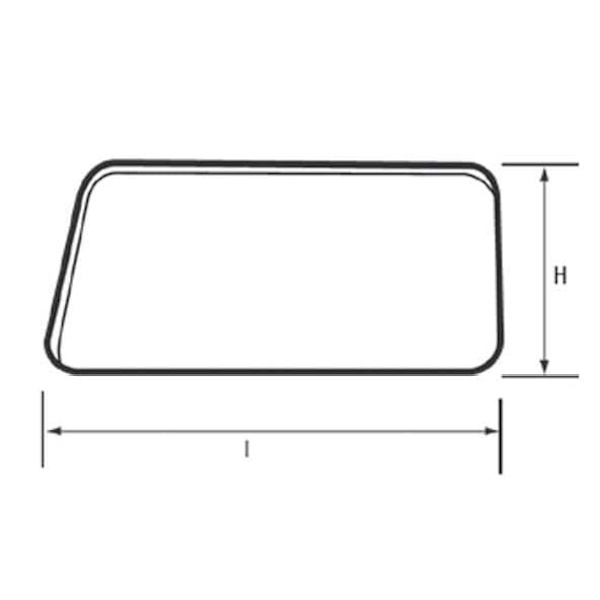 Nuova Rade Top Line 460x510 Mm Hatch Vit