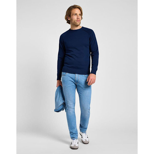 Lee Clean Raglan Tröja Blå M Man