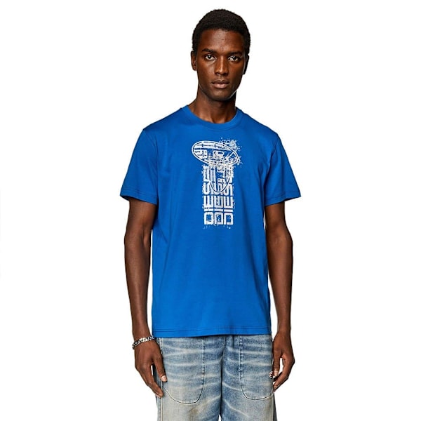 Diesel Kortærmet T-shirt Diegor K68 Blå M Mand