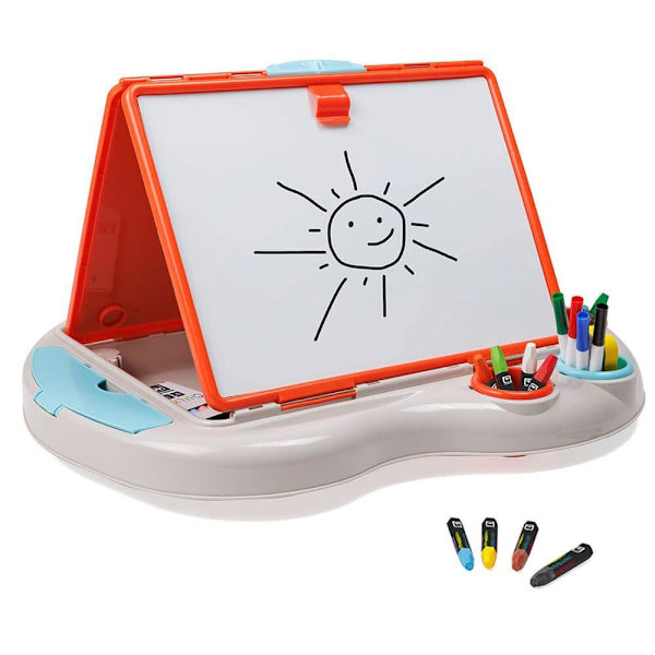 Eurekakids Bärbar Whiteboardtavla Med Användning Och Tillbehör Triple