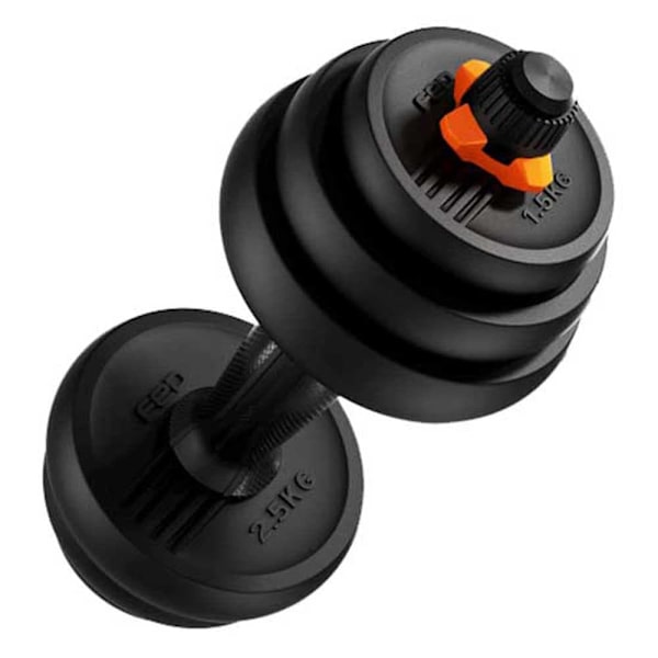 Fed Håndvægtssæt V 2+bar+kettlebell 40kg 40kg Søvfarvet 40 kg