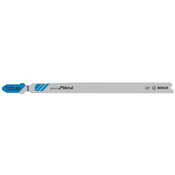 Bosch Professional Stiksavsblad T 321 Af Speed Metal 5 Enheder Transparent