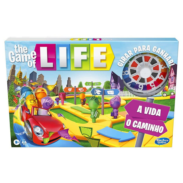 Hasbro Brädspel The Game Of Life Versión Portugués Flerfärgad