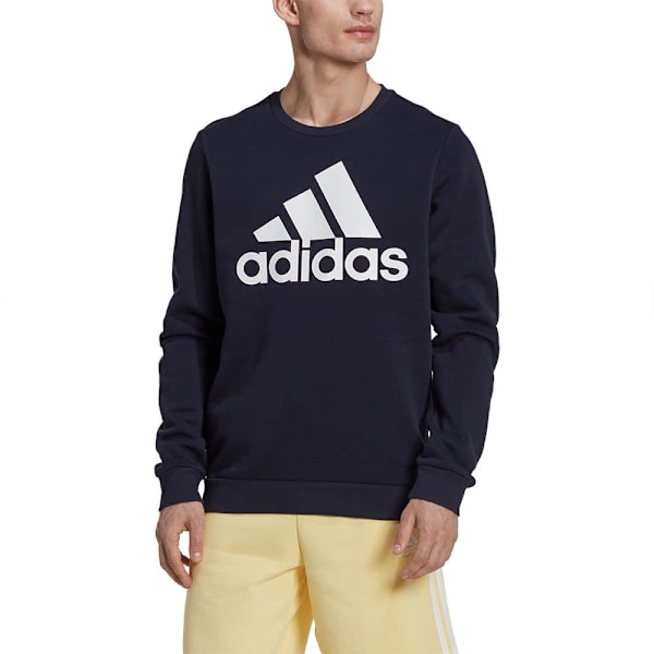 Adidas Sweatshirt Essentials Big Logo Blå M / Regular Mand