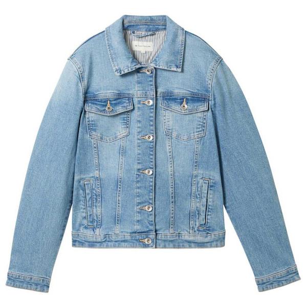 Tom Tailor Authentic Jeansjacka Blå L Kvinna