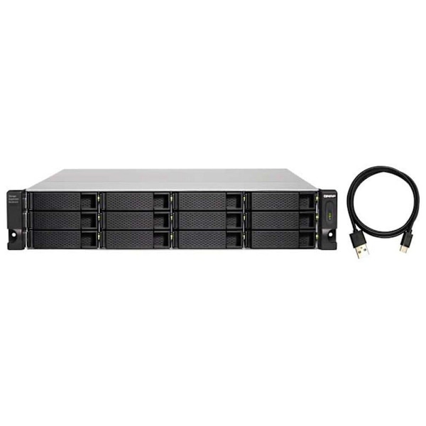 Qnap Enhetsboende Tl-r1200c-rp Svart,Silver