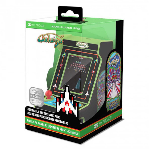 My Arcade Spel Nano Player Galaga 2 4.5´´ Retro Trösta Multifärg
