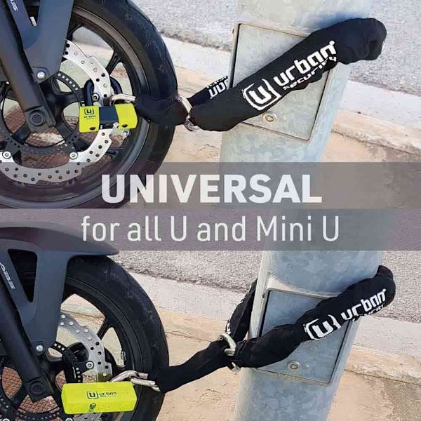 Urban Security Kædelås 14.120l Sort 120 cm