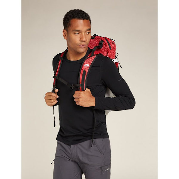 Icebreaker Merino Core Heavyweight Langærmet Baselayer Sort L Mand