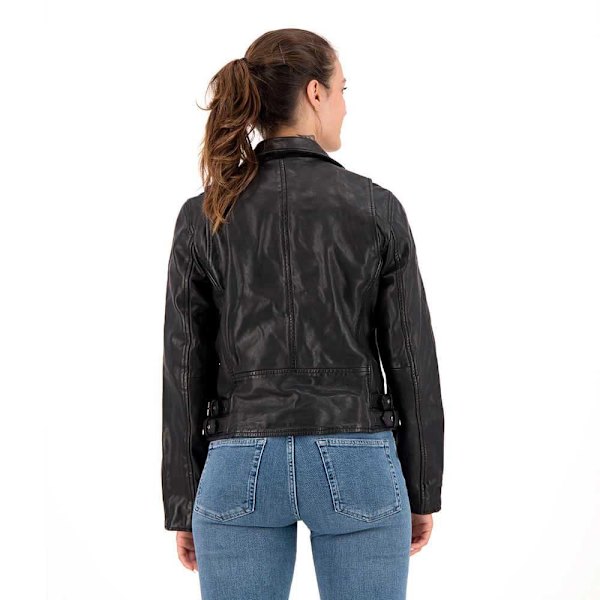 Superdry Jakke Ov Classic Biker Sort XS Kvinde