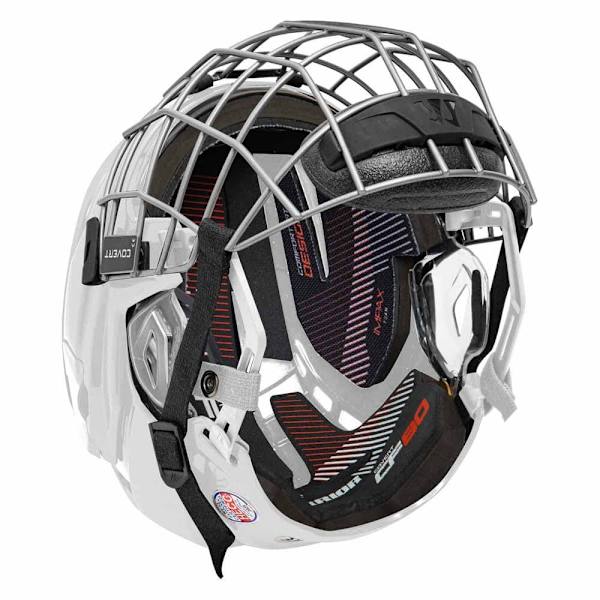 Warrior Ishockey Hjelm Covert Cf 80 Combo Hvid M