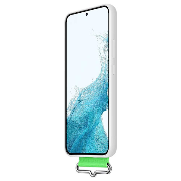 Samsung Asia Silicone Cover Strap S22 Plus Valkoinen