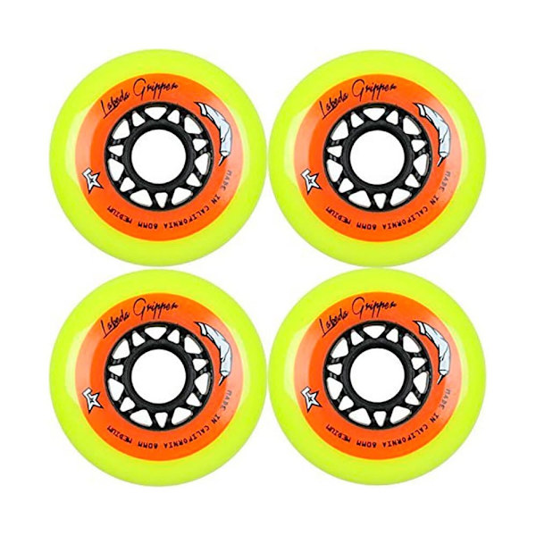 Labeda Skøjter Hjul Gripper Medium 4 Enheder Orange 72 mm