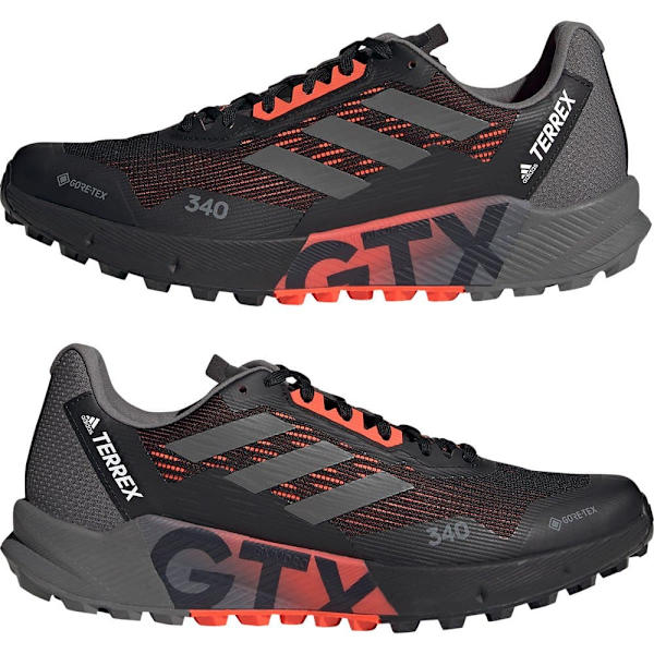 Adidas Trail Løbesko Terrex Agravic Flow 2 Goretex Sort EU 44 Mand