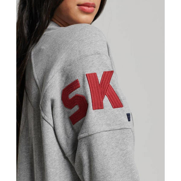 Superdry Hættetrøje Ski Grå M Kvinde