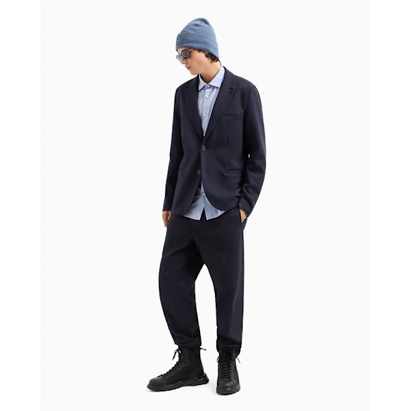 Armani Exchange 6dzc22-zn5sz Pitkähihainen Kauluspaita Sininen L Mies