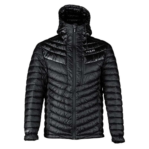 Huub Jakke Thorpe Quilted Sort S Mand