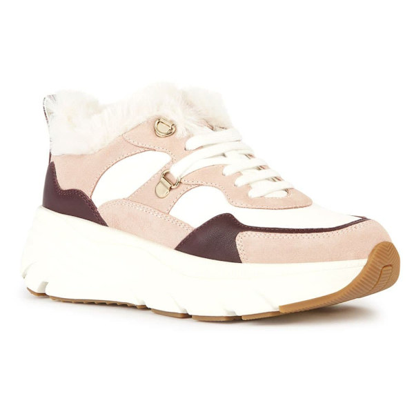 Geox Utbildare Diamanta Beige,Vit EU 37 Kvinna