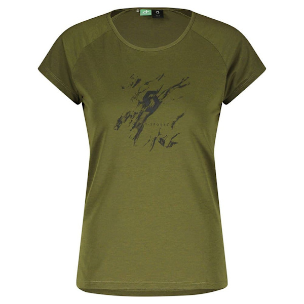 Scott Kortærmet T-shirt Defined Dri Grøn XL Kvinde