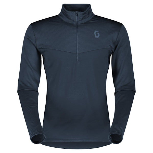 Scott Defined Light Fleece Med Halv Dragkedja Blå S Man