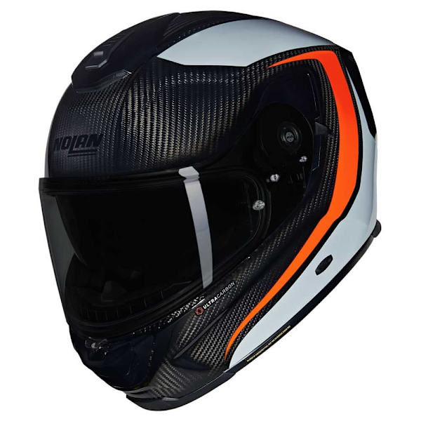 Nolan X-903 Ultra Carbon Intrigo Fullface-hjälm Svart L