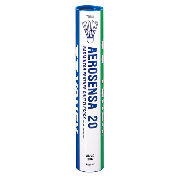 Yonex Badminton Fjerbolde Aerosensa 20 V3 Hvid 20 Units