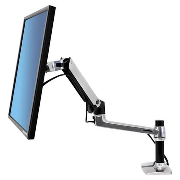 Ergotron Lx Desk Arm Monitor Mount Silver Svart