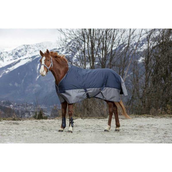Equitheme Fodrad Valdeltagande Matta Polar Tyrex 600 D Blå 130-95 cm