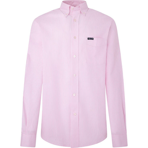 FaÇonnable Lang ærmet Skjorte Clb Bd Oxf New Pkt Rosa L Mand