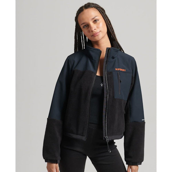 Superdry Jacka Code Hybrid Trekker Svart XS Kvinna