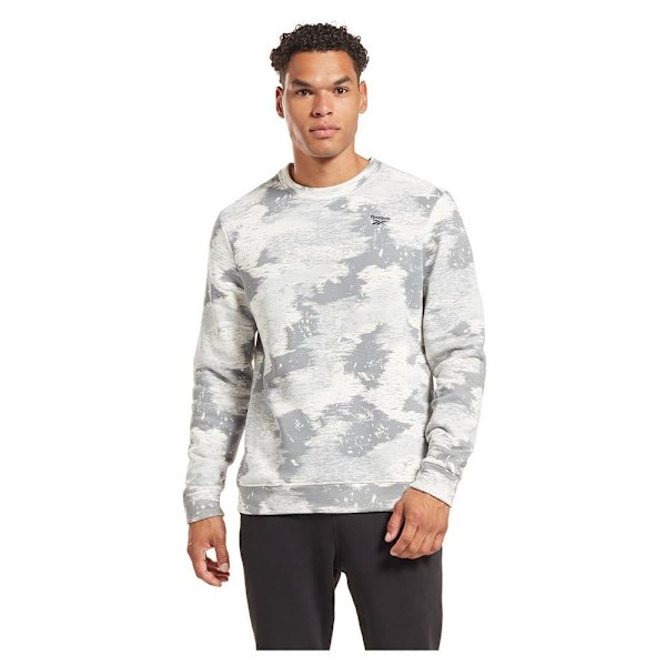 Reebok Huppari Identity Modern Camo Fleece Crew Harmaa M Mies