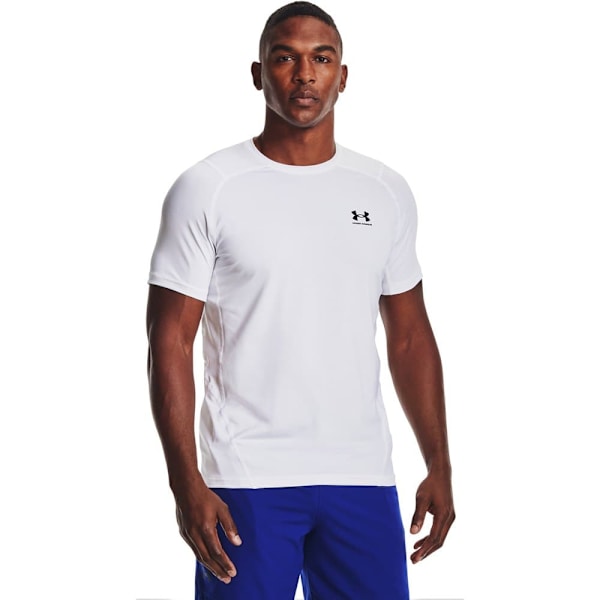 Under Armour Ches Courtes Jersey Ajusté À Hvid XL / Regular Mand