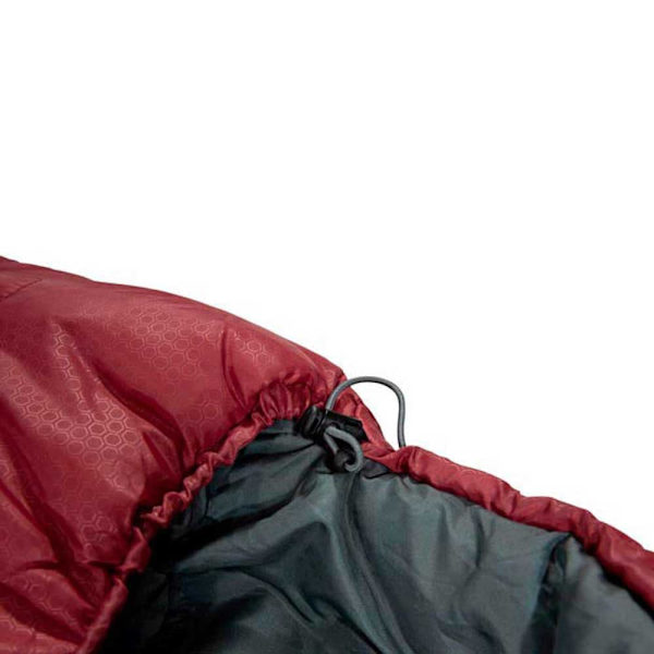 High Peak Makuupussi Punapuu-3 Punainen Extra Long / Left Zipper