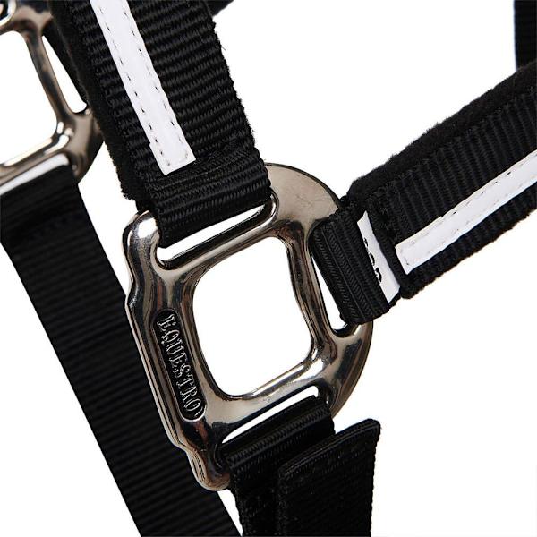 Equestro White Trim Grimma Och Ledrep Svart Pony