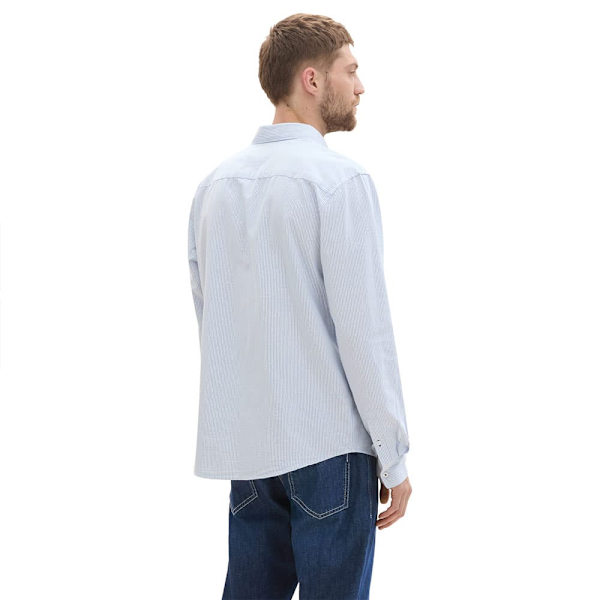 Tom Tailor Oxford Skjorte Med Lange ærmer Hvid 2XL Mand