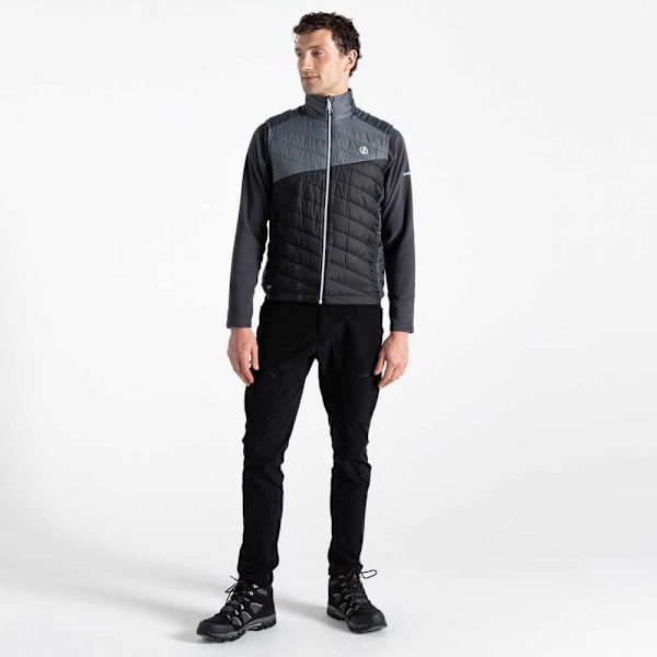 Dare2b Fleece Med Fuld Lynlås Touring Sort,Grå M Mand
